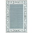 thumbnail image 1 of Unique Loom Outdoor Coastal Beach Area Rug 4' x 6' Rectangle Aqua/Ivory, 1 of 1
