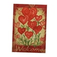 thumbnail image 3 of DOLITY Valentine's Day Flag 30cmx45cm Vertical Valentine House Flag Double Sided Banner G, 3 of 9