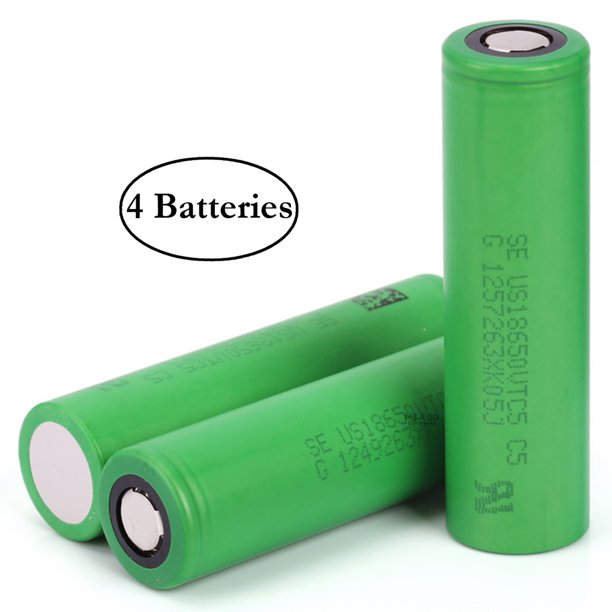 M A Imr Vtc5 2600mah a Rechargeable High Drain Flat Top Battery 4 Pack Walmart Com Walmart Com