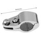 thumbnail image 1 of Herrajes de deslizamiento de mandíbula de acero inoxidable, 2 piezas de herrajes de deslizamiento de mandíbula superior con bisagras marinas para barcos, plata(25mm) mandíbula marina Higoodz Accesorio de coche, 1 of 7