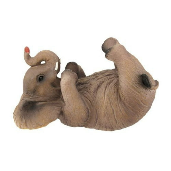 Playful Elephant Tabletop Wine Bottle Holder Decoration Statue Figurine