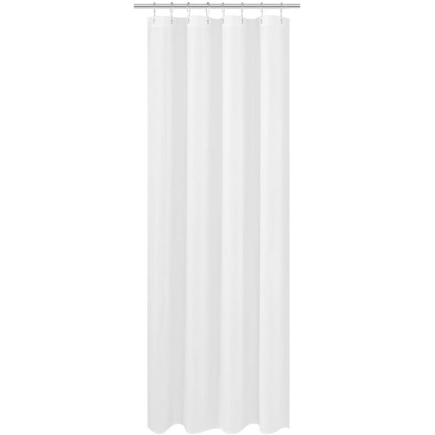 Fabric Shower Curtain Liner Extra Long Stall Size 48 X 84 Inches Hotel Quality Washable White Bathroom Curtains With Grommets 48x84 Com Fabric Shower Curtain Liner Extra Long, Shower Curtain Measurements