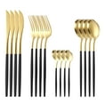 thumbnail image 3 of TERGAYEE Stainless Steel Cutlery Utensils Set,16 Pcs Heavy Duty Cutlery Utensil Set for Home Restaurant,Include Fork Knife Spoon Set,Dishwasher Safe, 3 of 5