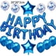 thumbnail image 2 of Juego de decoración de globos de feliz cumpleaños, globos con letras de aluminio, pancarta, globos de estrellas con lentejuelas para decoración de fiesta, 2 of 5