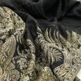 thumbnail image 6 of Silver Fever Pashmina - Jacquard Paisley Shawl - Stylish Scarf - Double Sided Wrap, 6 of 10