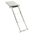 thumbnail image 2 of Concealed Box Telescopic Ladder,Boat Foldable 3 Steps Boarding Telescoping Ladder Telescopic Hidden Box Ladder Sleek Aesthetic, 2 of 9