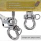 thumbnail image 2 of Set of 2 permanent rustproof stainless steel 304 screw bracket heavy duty swing hangers ,hardware swing set, 2 of 5