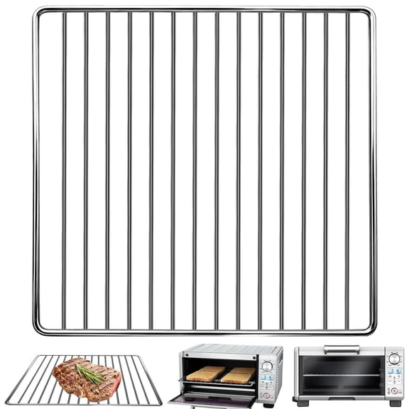 GWY Wire Rack Replacement Parts for Breville BOV450XL Mini Smart Countertop Oven and Toaster Oven, 11.5''×10.3'' Stainless Steel Accessories Cooling Rack Grill Racks Baking Rack, Dishwasher safe