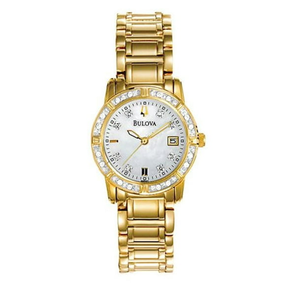Bulova Bulova Women's DiamondAccent Stainless Steel Bracelet Watch