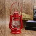 Red19Cm Retro Outdoor Ing Kerosene Lamp Oil Light Lantern