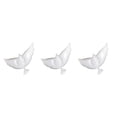 thumbnail image 4 of Naiovety White Balloons Automatically Seal Romantic Artistic Reliable Bird Balloon for Funeral Birthday Engagement Party Type1 NO1, 4 of 6