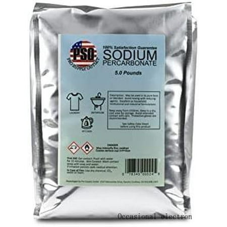 

Sodium Percarbonate (Oxidizer) Kosher 5 Lbs Pack