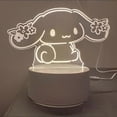 thumbnail image 3 of 3D Cartoon Night Light, LED Desk Lamp 3 Color Change Decor Night Light, Kawaii Acrylic Sleep Night Light As Best Gifts for Women Teens Boys Girls, 3 of 5