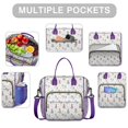 thumbnail image 2 of Princess Unicorn Star Pattern Womens Lunch Box for Work,Insulated Large Lunch Bag for Tween and Teen,Loncheras Para Mujer,Leakproof Adult Lunch Bag for Work,Beach,Travel,Picnic,Camping, 2 of 5