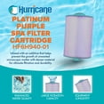 thumbnail image 2 of Hurricane Lot de 3 HF6H940-01P Cartouche de Filtre de Spa Platine Violette de Remplacement, 2 of 7
