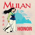 thumbnail image 3 of Disney Mulan - Live By Honor - Women's Lightweight French Terry Long Sleeve Shirt, 3 of 5