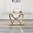 Type 3-gold, variant on Modern Dining Table 70" Rectangular Kitchen Table with Imitation Marble Grain MDF Wooden Top & Iniregular Silver Base,Faux Marble Dinner Furniture for Kitchen Dining Room/Meeting Room