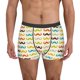 thumbnail image 1 of Balery Colorful Mustache Calzoncillos bóxer para hombre, ropa interior de algodón suave y transpirable con cinturilla de nailon-Large, 1 of 5
