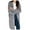 Grey, variant on Autumn Retro Long Sweater Coat for Women Elegant Loose Fit Casual Outerwear Comfortable Knit Cardigan Grey One Size