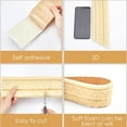 thumbnail image 6 of 181x3.2 Inch Flexible Foam Baseboard Molding Trim 3D Wall Edging Lines Baseboards Peel and Stick Goldenrod Self Adhesive Wallpaper Border Trim Mirror Wall Base Border DIY, 6 of 9