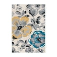 thumbnail image 3 of World Rug Gallery Modern Floral Design Cream 5' x 7' Area Rug, 3 of 8