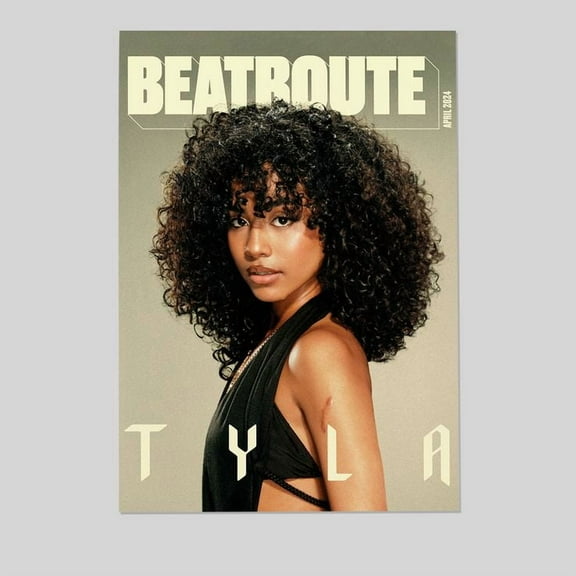 Music Poster - Tyla Singer Wall Art - Vintage Style - Size 24x36 - Postora