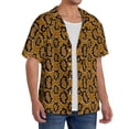 thumbnail image 4 of Honeii 's Snake Skin for men's short-sleeved button-up collared shirt featuring a pocket, perfect for beach vacations, and travel adventures., 4 of 5