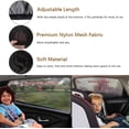 thumbnail image 5 of Universal Car Side Window Baby Kid Pet Breathable Sun Shade Mesh Backseat (2 Pcs) Fits Most Cars, 5 of 7