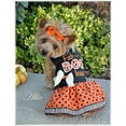 thumbnail image 2 of DOGGIE DESIGN Holiday Dog Harness Halloween Dress - Fab-Boo-lous (L), 2 of 3