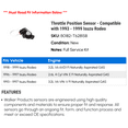thumbnail image 2 of Throttle Position Sensor - Compatible with 1993 - 1999 Isuzu Rodeo 1994 1995 1996 1997 1998, 2 of 2