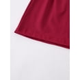 thumbnail image 7 of Fdqin Boys Summer Clothes 4 Pcs Letter Print Short Sleeve Shirt and Elastic Waist Shorts Sets Beach Vacation Outfit Red Black 7-8 Years, 7 of 7