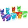 thumbnail image 4 of Juguetes sensoriales Push Bubble Toy Llama Pop Fidget, 4 paquetes, 4 of 4