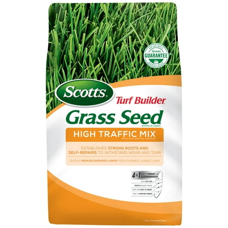 Scotts Turf Builder Grass Seed High Traffic Mix (Best Days To Plant Grass Seed)