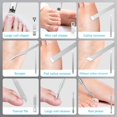thumbnail image 6 of LEUCHTAMOR Manicure Nail Clippers Kit Nail Grooming Set,30Pcs Stainless Steel Grooming Set and Pedicure Nail Kit,Nail Care Tools (Silver), 6 of 9