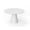 White, variant on Walnut Wood Top 48" Round Dining Table w/Black Powder Coating Pedestal Base