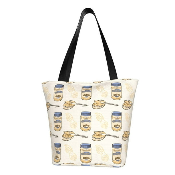 Balery Peanuts Bolsa de Hombro con Diseño, Bolsa Grande y Duradera, Bolsa Versátil para Compras