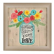 Home Filled with Love By Deb Strain Printed Wall Art Wood Multi-Color
