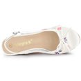 thumbnail image 4 of BLISSFUL STEP Women's Lace Platform Wedges Wedge Heels Sandals, 4 of 6