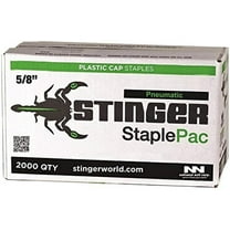 5/8" StaplePac - Cap Staples for use with CS58 Stapler, 20ga (2000 ct), STINGER 0136360