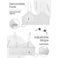 thumbnail image 5 of Livona Training Bras for Girls-Sports Bra, Fitness Bra, Padded Everyday Bra Bralette,Crop Cami Tank Top (6-14), 5 of 6