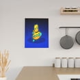 thumbnail image 6 of Lsque Geometry Dash Pattern Decorative Picture – Unique Modern Wall Art, Ready-to-Hang Canvas Print for Home (Vertical), 6 of 6