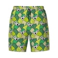 thumbnail image 5 of Rocae Cartoon Koala Bear and Leaf for Men's Swim Trunks Quick Dry With Two Side Pockets and One Lined Patch PocketSmall, 5 of 9