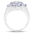 thumbnail image 2 of HauteFacets QR8815TAN-SSR-9 2.38 Carat Genuine Tanzanite 0.925 Sterling Silver Ring - Size 9, 2 of 3