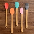 thumbnail image 3 of Cateissary Juego de 5 uds de cepillo para hornear, cuchara, raspador, panadería , mango de , cabeza de silicona, Kit de herramientas de cocina Herramientas y accesorios para hornear, 3 of 6