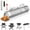 sliver, variant on BBQ Stainless Steel Pipe, 12 Inch BBQ Smoker Box, Porous BBQ Pipe, Diamond Fruitwood BBQ Tools for Outdoor Camping