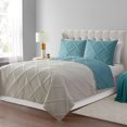 thumbnail image 5 of Mainstays Diamond Pinsonic Quilted Pillow Sham, Teal Blue, King, 1 Pack, All Ages, 5 of 5