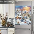thumbnail image 6 of Ryvnso Christmas Snowman Cardinals Birds Dishwasher Magnetic Refrigerator Magnet Cover Kitchen Home Decorative 23"x26", 6 of 6