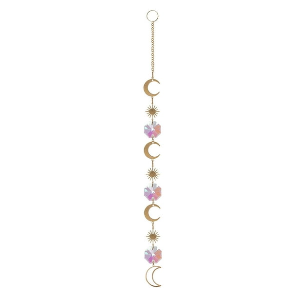 Cristal Vento Campanillas Colgante Cristal Vento Campanilla Prisma - Colgante Decoración de Cristal Decoración Del Hogar Decoraciones de Cristal para el Hogar