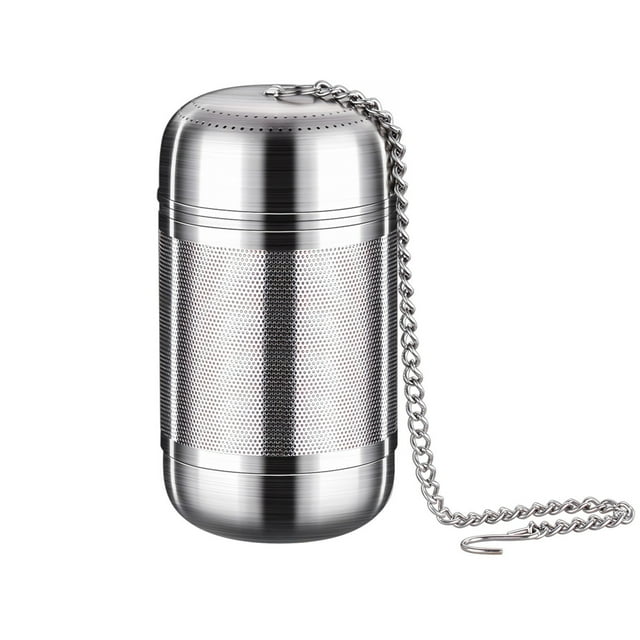 Loose Leaf Tea Steeper Stainless Steel Fine Mesh Tea Infuser Ball with Chain Hook and Lid 9 cm x 5 cm x 5 cm