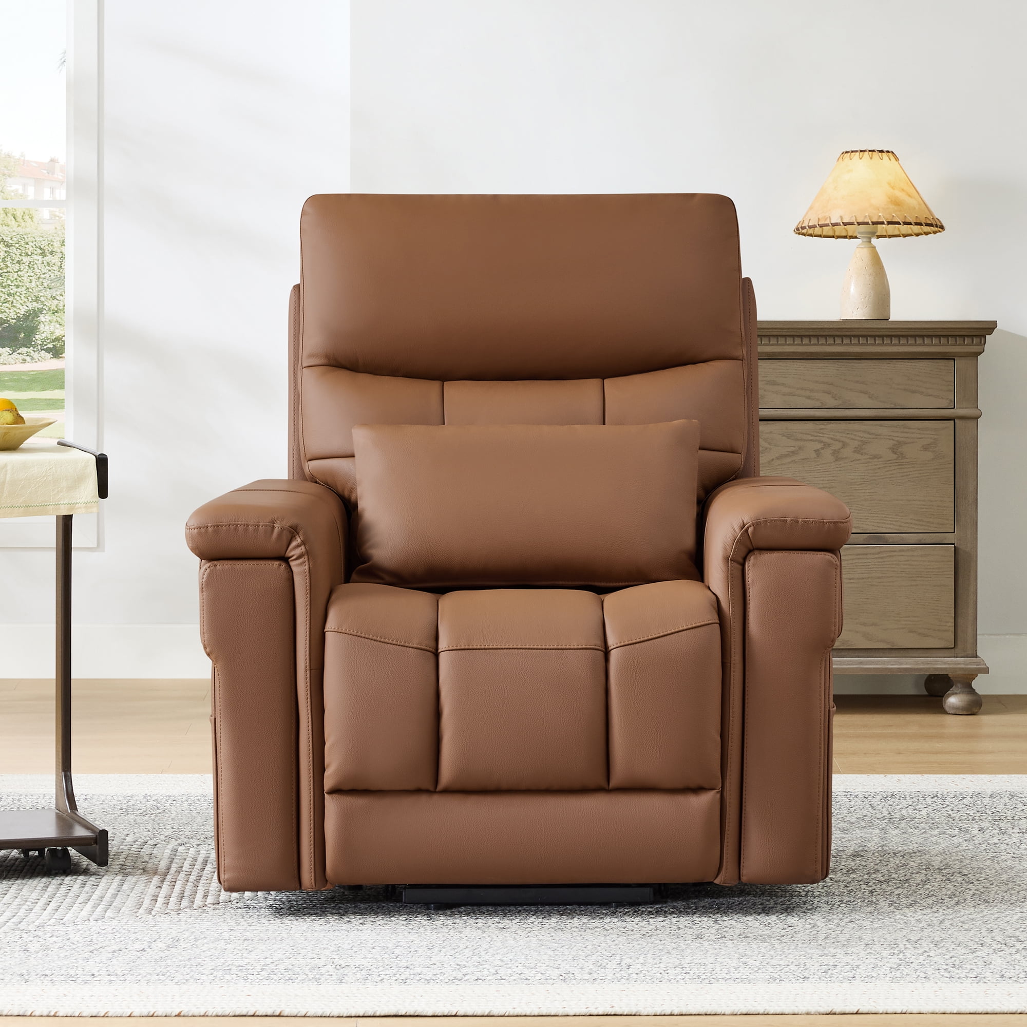 Spruce & Spring Oversized Cloud Modular Sectional Sofa with Storage Ottoman